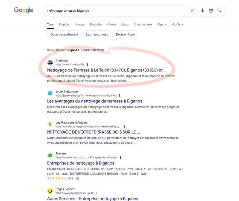 SEO Local - Abonnement mensuel